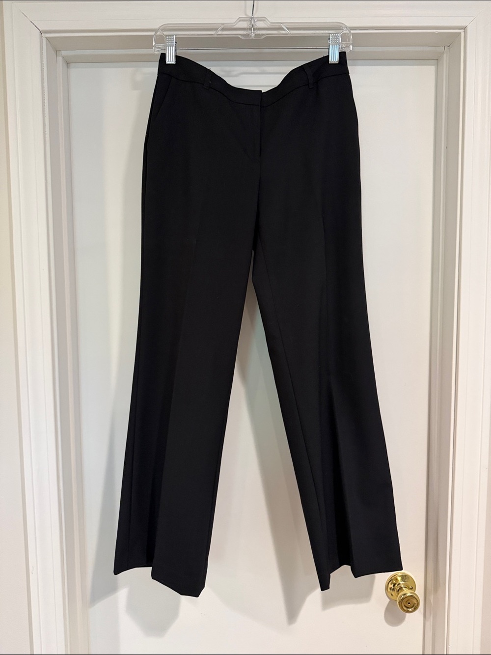 Jones New York Black Straight-Leg Dress Trousers